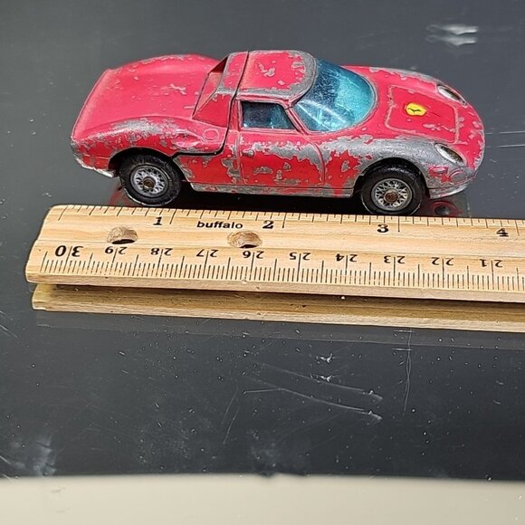 Corgi Toys #314 FERRARI BERLINETTA 250 LE MANS Red Diecast - Picture 10 of 10